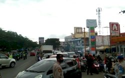 Makassar-Gowa PSBB, Keandaraan Masih Padat Merayap di Perbatasan