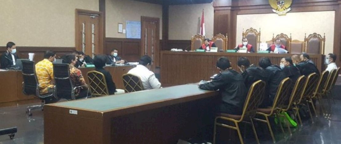 Suasana sidang kasus Djoko Tjandra di Pengadilan Tipikor, Jakarta. (Sumber: Detik)