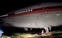 Pesawat Garuda Tergelincir di Bandara Sultan Hasanuddin