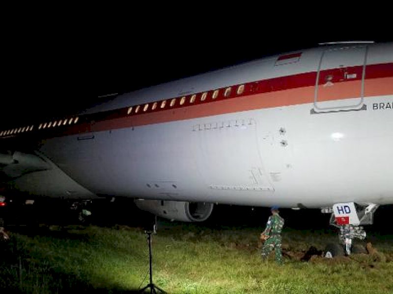 Kondisi Penumpang Usai Pesawat Garuda Tergelincir di Bandara Hasanuddin