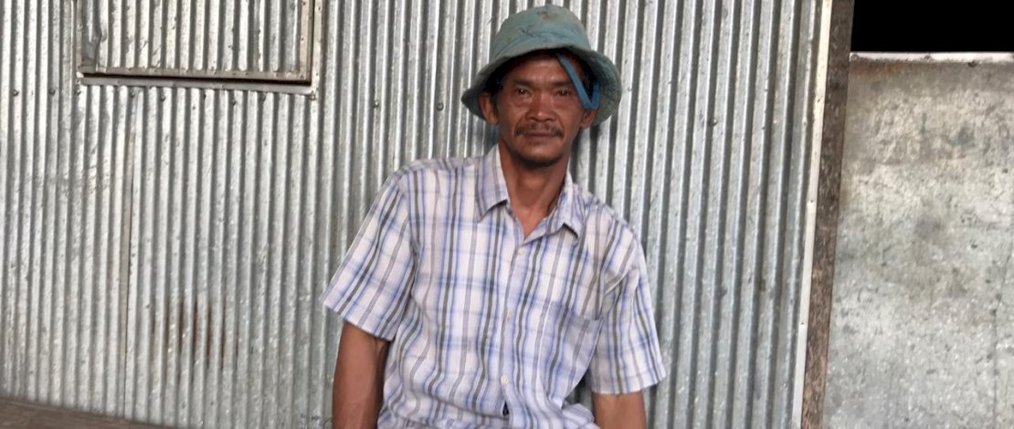 Saharuddin, petani asal Pinrang.