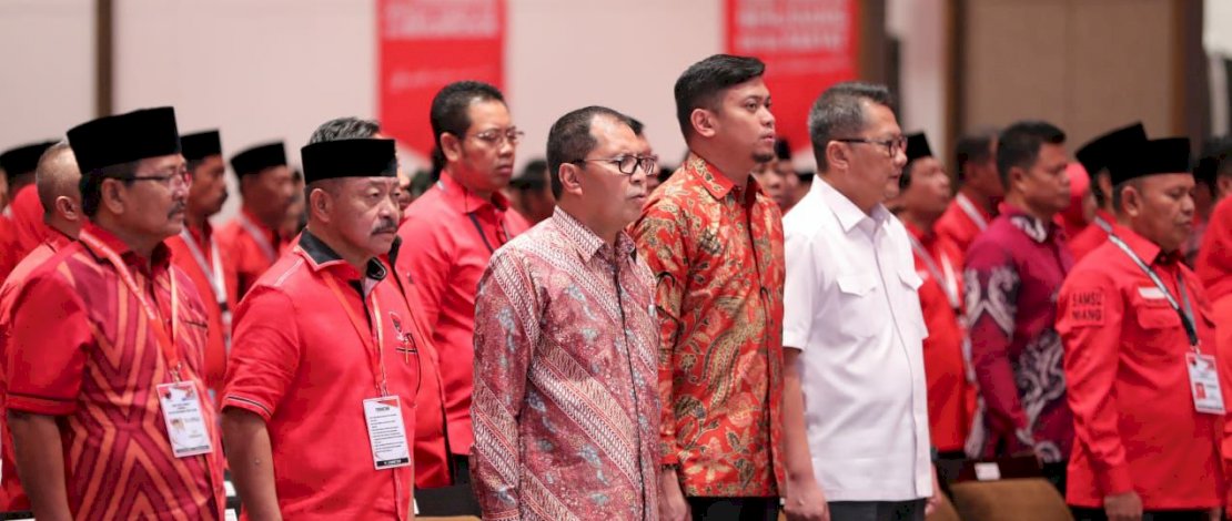 Susan Rakerda PDIP Sulawesi Selatan di Hotel Claro, Jalan AP Pettarani, Makassar, Kamis (12/3/2020).
Susan Rakerda PDIP Sulawesi Selatan di Hotel Claro, Jalan AP Pettarani, Makassar, Kamis (12/3/2020).