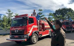 Datangi Kantor Damkar, Pj Wali Kota Makassar: Terima Kasih Atas Baktimu