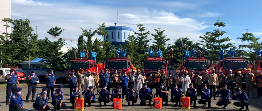 Datangi Kantor Damkar, Pj Wali Kota Makassar: Terima Kasih Atas Baktimu
