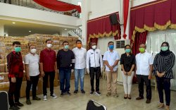 BMI dan TMP Serahkan Bantuan Beras hingga APD ke Pemprov Sulsel