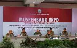 Musrenbang Sulsel Tahun Anggaran 2021 Digelar Secara Online