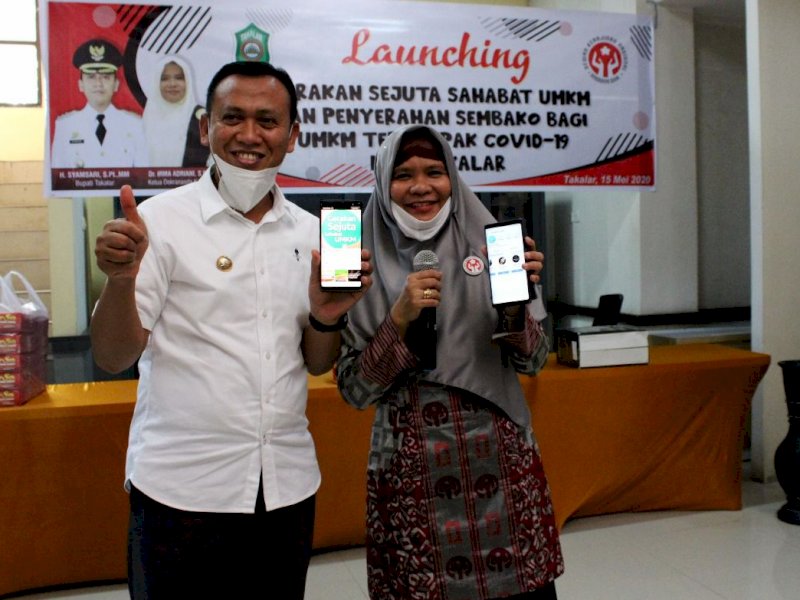 Perkuat Ekonomi Lokal, Dekranasda Takalar Launching Gerakan Sejuta Sahabat UMKM