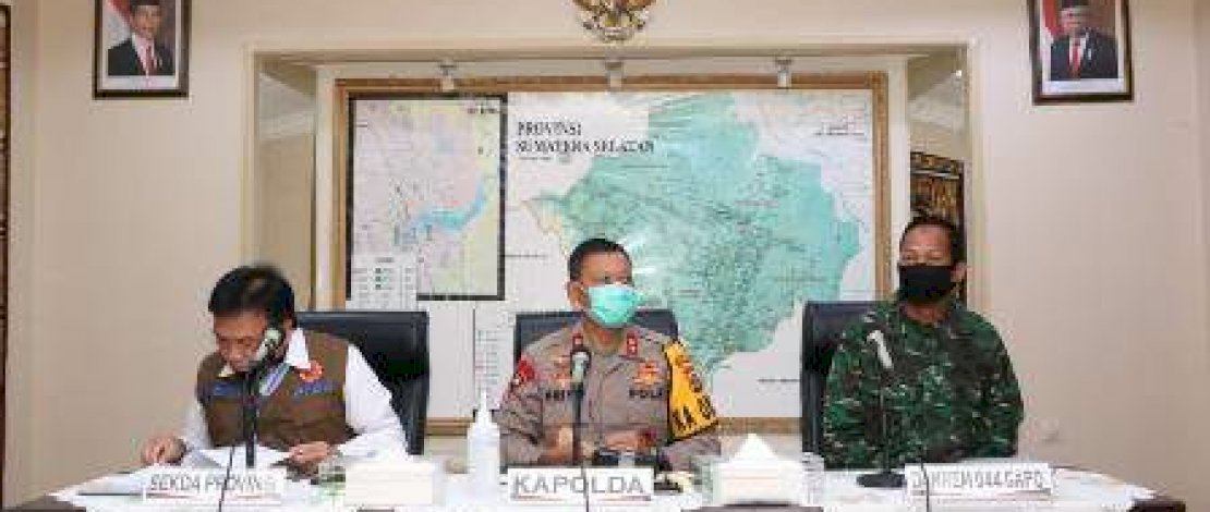 Nasrun Umar Hadiri Rakor Pencegahan Covid-19 di Sumsel