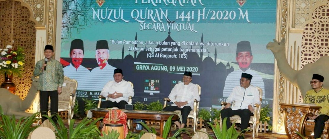 Peringatan Nuzul Quran Secara Virtual Pertama di Sumsel
