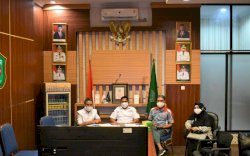 Wabup Takalar Laporkan Kegiatan PMI Takalar untuk Putus Rantai Covid-19