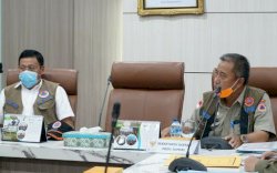 Gunernur Sumsel Hadiri Rapat Percepatan Penanganan Corona di Sumsel