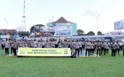 Polda Sumsel Kerahkan Ratusan Personel Jadi Satgas Karhutla