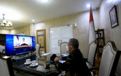 Pj Wali Kota Makassar Hadiri Rakornas Pengawasan Intern 2020