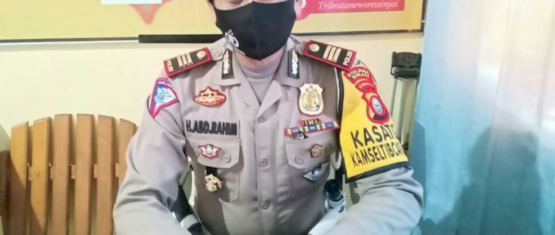 Kasat Lantas polres Sinjai, AKP Abd Rahim.