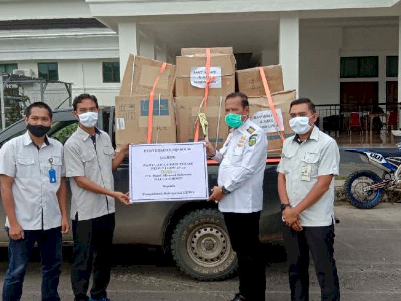 Terima Bantuan Alkes, Bupati Luwu: Terima Kasih Kalla Group