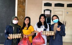 BEM POLINELA Berikan Bantuan Sembako untuk Mahasiswa Rantau