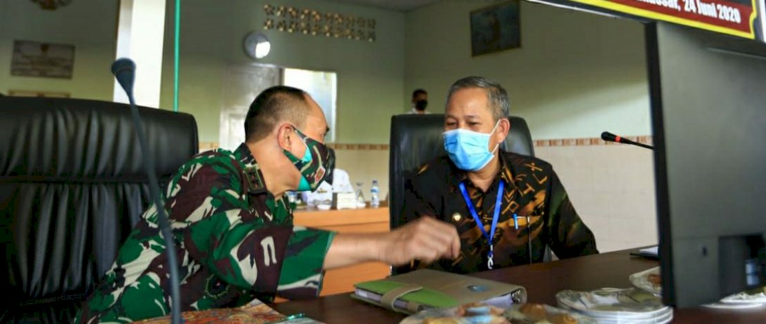 Pangdam Hasanuddin dan PJ Wali Kota Makassar Komitmen Putus Rantai Covid-19 