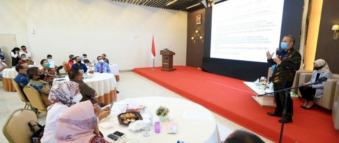 Di Depan Pimpinan BUMN, Prof Yusran Paparkan Lelang Program Covid-19