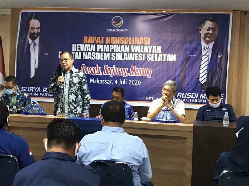 NasDem Target Menang Besar pada Pilkada Serentak di Sulsel