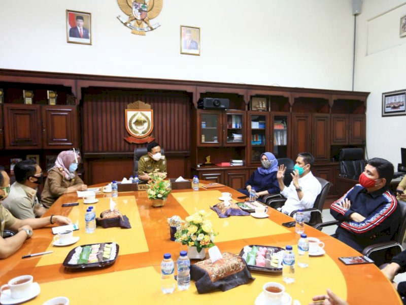 Bahas Penanganan Covid-19 di Makassar, DPRD Sulsel Temui Pj Walikota
