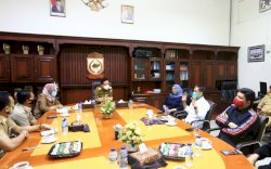 Bahas Penanganan Covid-19 di Makassar, DPRD Sulsel Temui Pj Walikota