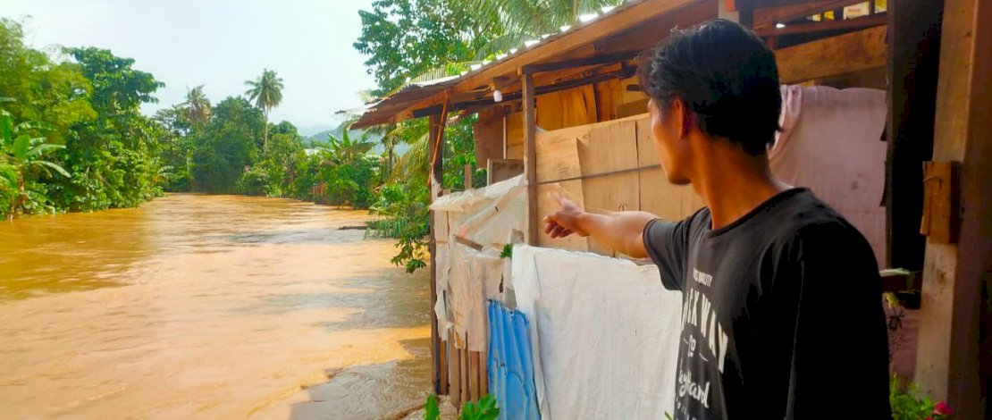 Banjir Rendam Tiga Desa di Luwu, Rumah Sekda Ikut Terendam