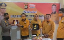 Kapolda Sumsel Silaturahmi dengan DPD Partai Hanura
