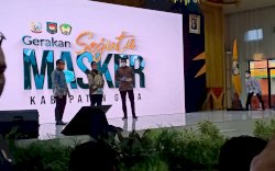 Launching Gerakan Sejuta Masker di Gowa, Mendagri: Patut Dicontoh Daerah Lain