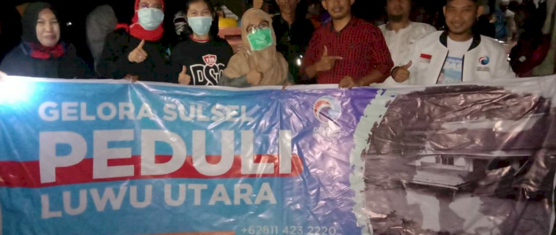 Partai Gelora Sulsel Kirim Bantuan dan Tim Rescue untuk Bencana Masamba