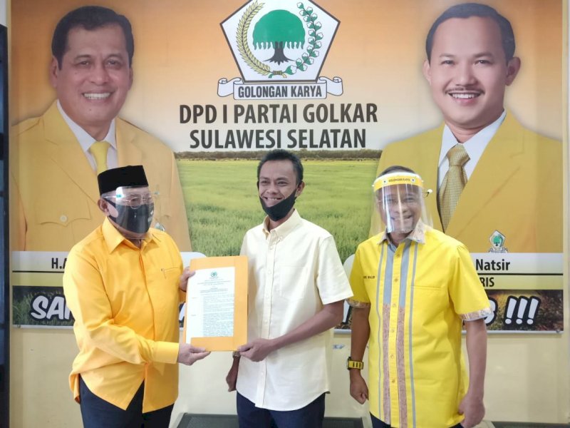 Golkar Beri Rekomendasi, Malkan Amin-Salahuddin Rum Tantang Petahana di Pilkada Barru