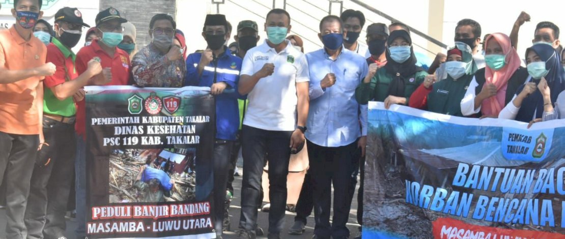 Pemkab Takalar Kirim Bantuan ke Luwu Utara