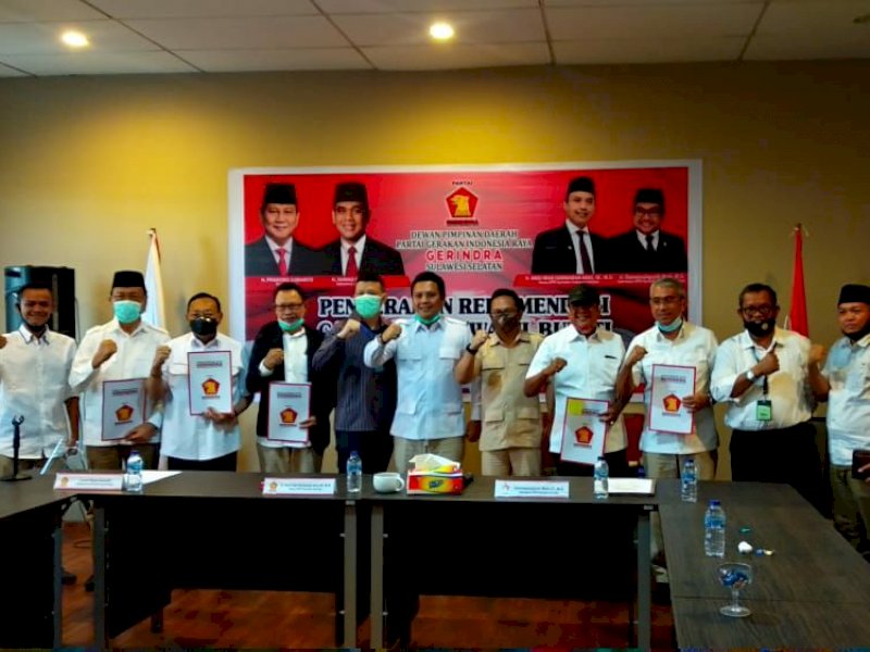 Gerindra Serahkan Lima Rekomendasi Usungan di Sulsel