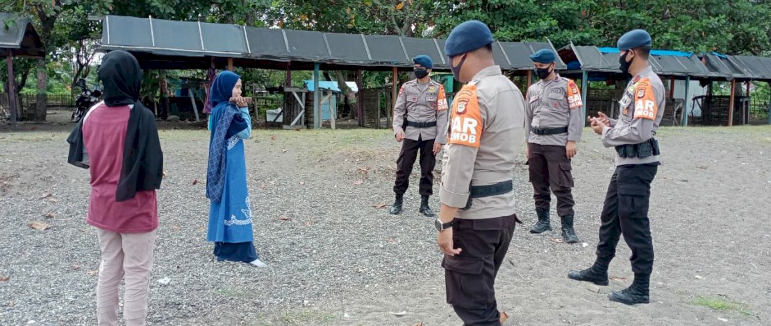 Tim SAR Brimob Masif Patroli di Kawasan Rawan Banjir Kota Parepare