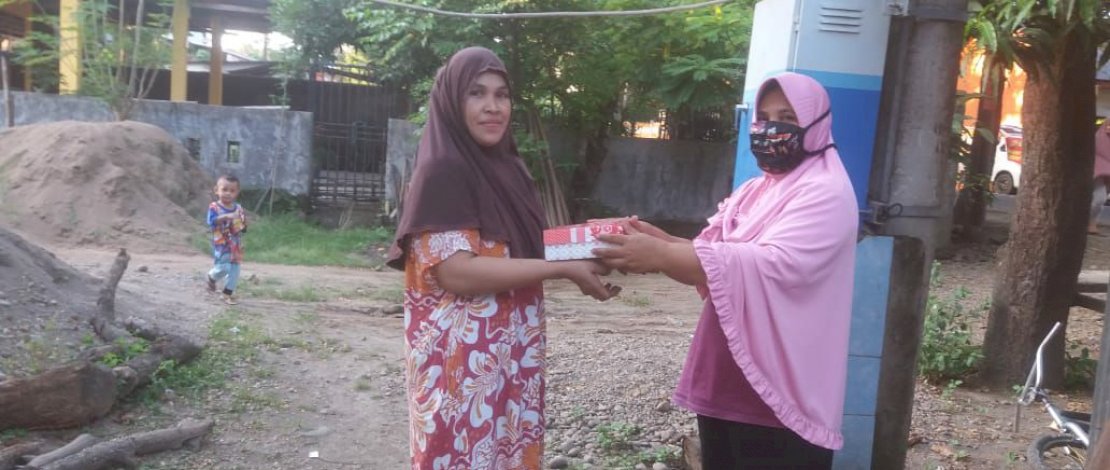 Bahan Makanan di Dapur Umum Bajeng Berdayakan Pedagang Kecamatan Bajeng