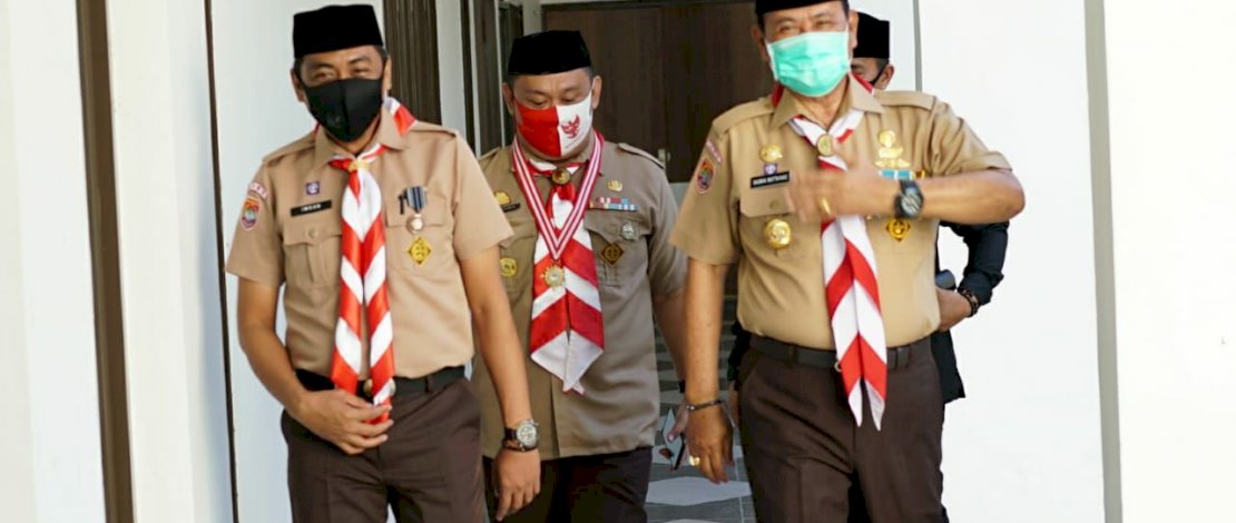 Bupati Luwu Dianugrahi Lencana Darma Bakti Pramuka