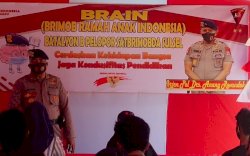Luncurkan Program BRAIN, Brimob Parepare Bantu Anak-anak Kurang Mampu