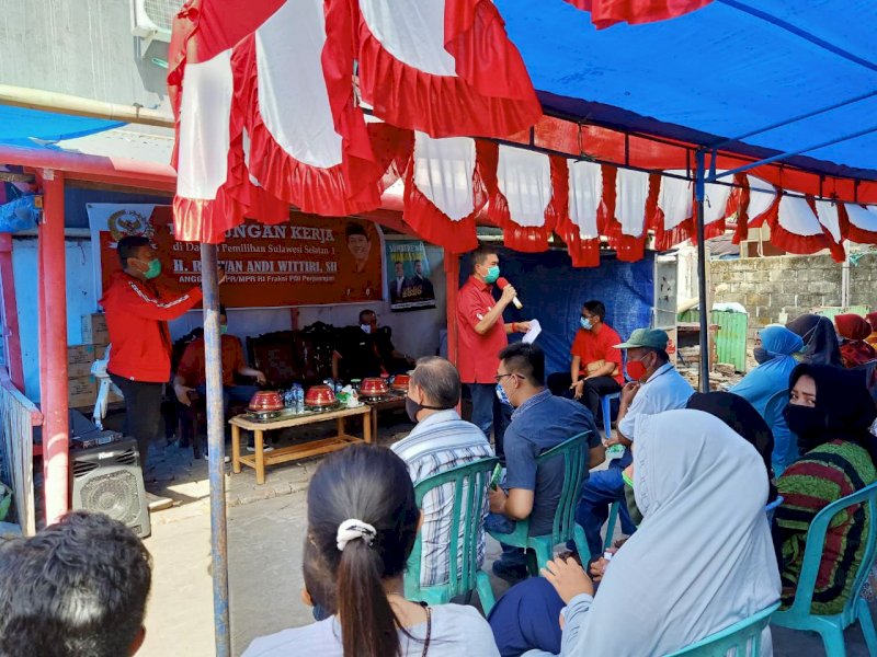 Serap Aspirasi Warga Bontoala, ARW Juga Serahkan Bantuan Makanan Bayi 