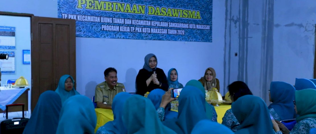 Ketua PKK Makassar Lakukan Pendampingan Dasawisma di Ujung Tanah