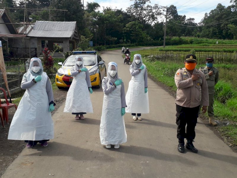 Petugas Gabungan Perketat Penjagaan di Perbatasan Sinjai-Gowa