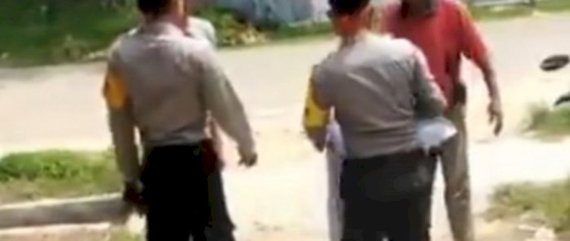 2 Oknum Polisi yang Aniaya Pria Tua di Pinggir Jalan Diperiksa