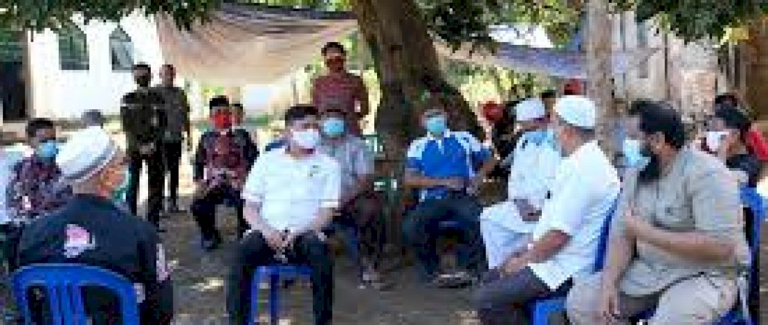 Bupati Gowa Silaturahmi dengan Pengurus Ponpes Khalid Bin Walid