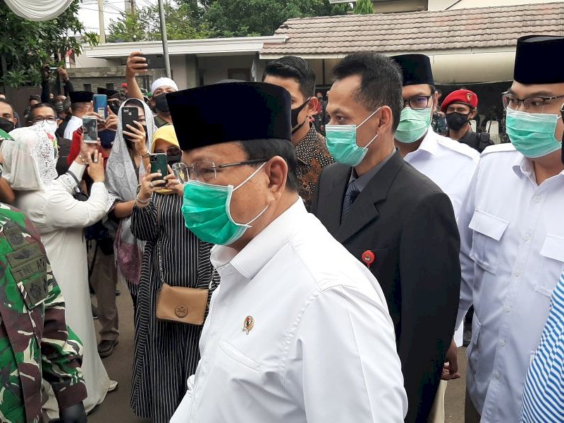 Melayat ke Rumah Duka, Prabowo Subianto: Djoko Santoso Prajurit Hebat