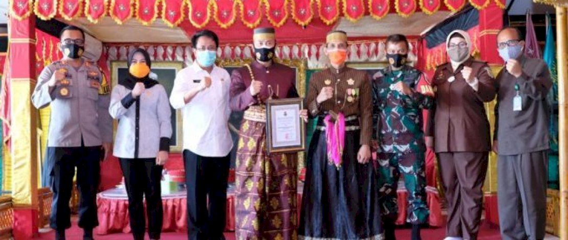 Pjs Bupati Gowa dan Raja Gowa Ajak Warga Patuhi Protokol Kesehatan