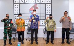 Bupati Gowa Ikuti Rakor Percepatan Penanganan Covid-19 Bersama Kapolri dan Panglima TNI