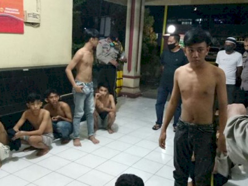 9 Pemuda yang Hendak Tawuran di Jalan Terong Diamankan Polisi
