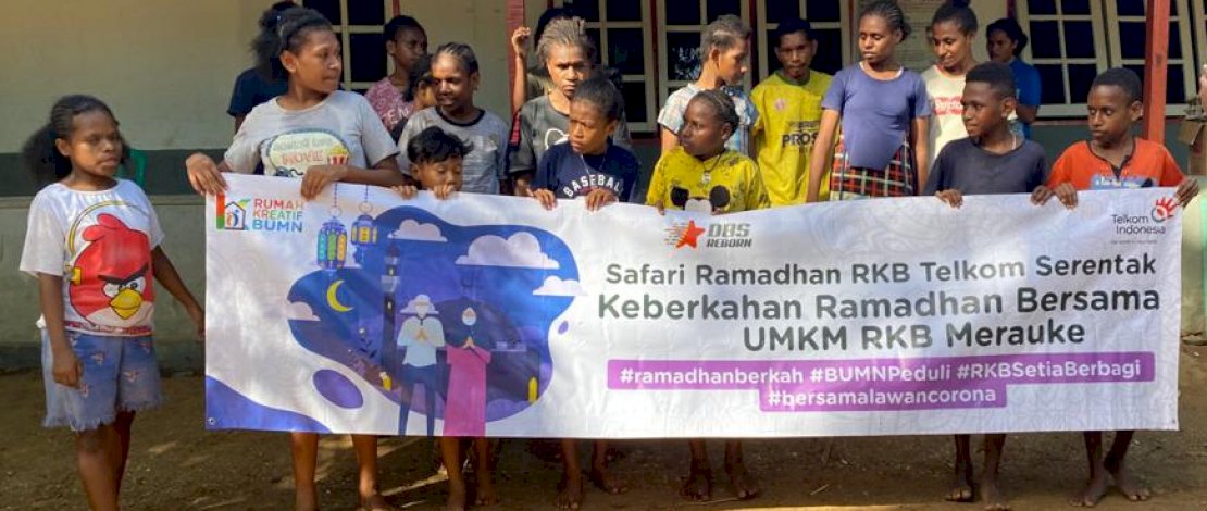 RKB Telkom Adakan Safari Ramadhan, Bukti Kekompakan Pelaku UMKM di Merauke
