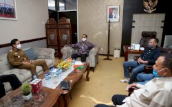 Senin Perdana, Rudy Sowan ke Muspida Kota Makassar