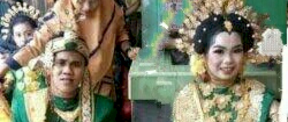 Sakka dan Selmi saat menikah 4 Oktober 2020 lalu.