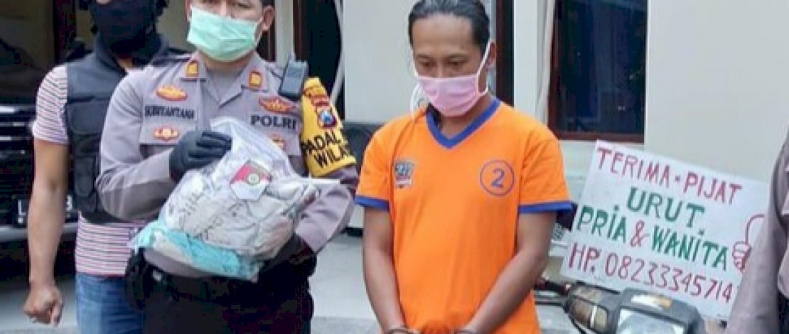 Tukang Pijat Keliling Kepergok Cabuli Istri Orang