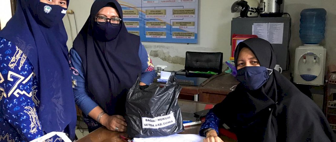 Capai Target, Pemkab Gowa Berhasil Kumpulkan 1 Juta Masker